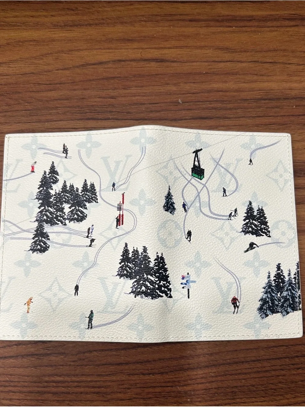 Louis Vuitton Ski White Passport Holder